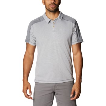 Columbia Polo Heren, Summit View DiepGrijs, 13GQWJTZH